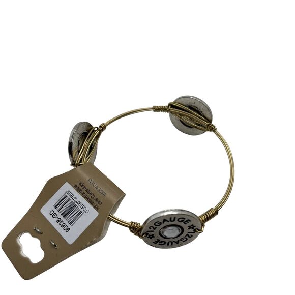 Krave 12 Guage Wire Twist Bracelet New Gold & Silver Tone Metal Women Runs Small - Picture 6 of 12